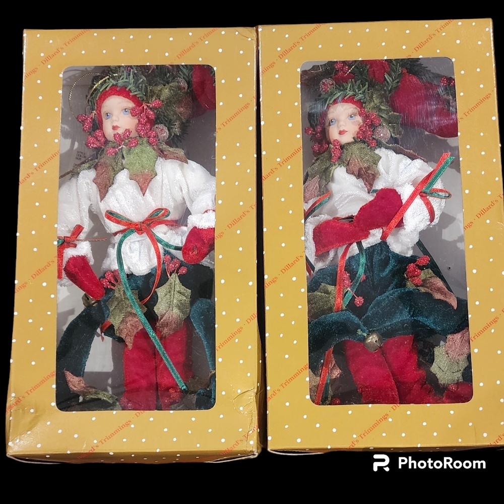Dillard's Trimmings Porcelain Doll